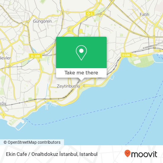 Ekin Cafe / Onaltıdokuz İstanbul map