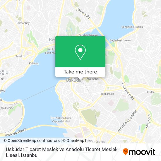 Üsküdar Ticaret Meslek ve Anadolu Ticaret Meslek Lisesi map
