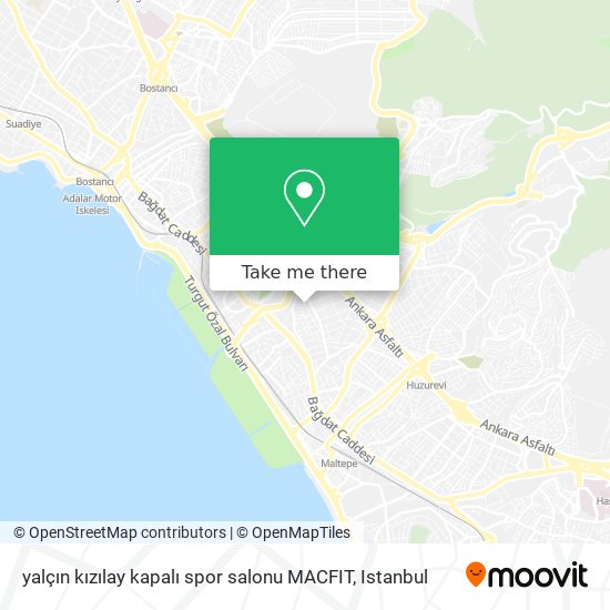 yalçın kızılay kapalı spor salonu MACFIT map