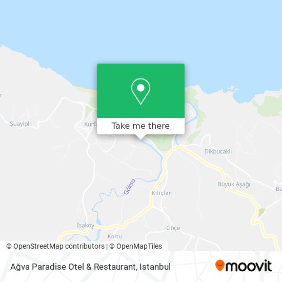 Ağva Paradise Otel & Restaurant map