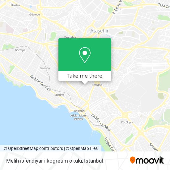 Melih isfendiyar ilkogretim okulu map