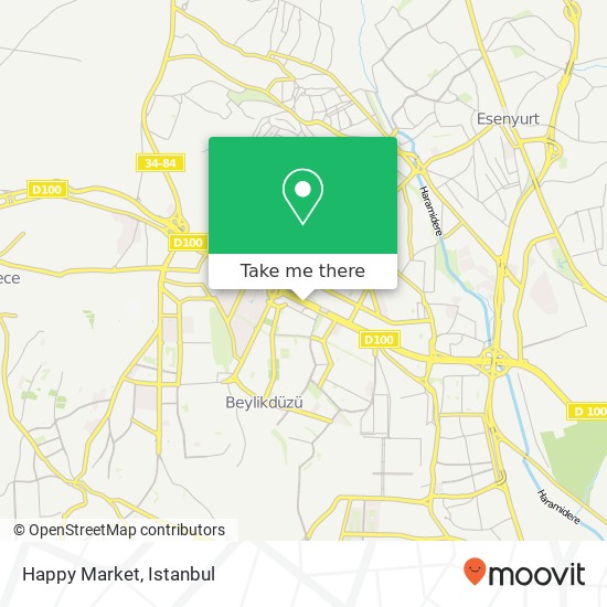 Happy Market map