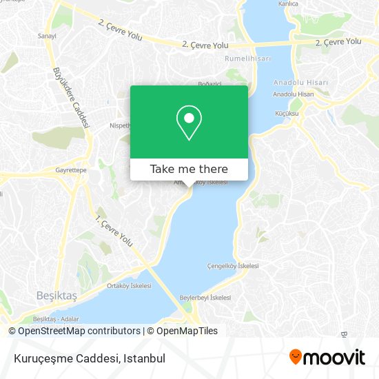 Kuruçeşme Caddesi map