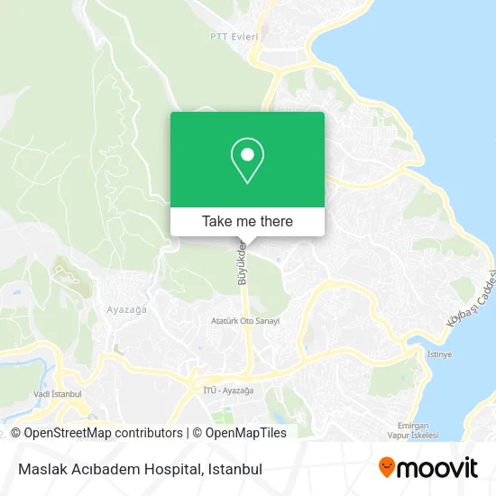 Maslak Acıbadem Hospital map