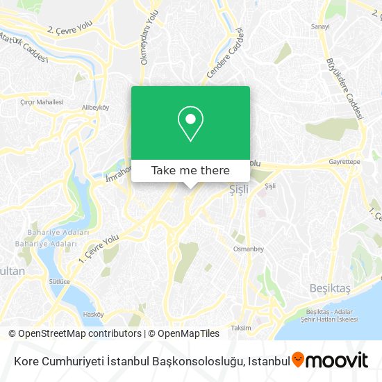 Kore Cumhuriyeti İstanbul Başkonsolosluğu map