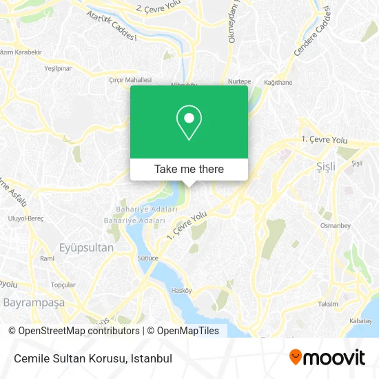 Cemile Sultan Korusu map