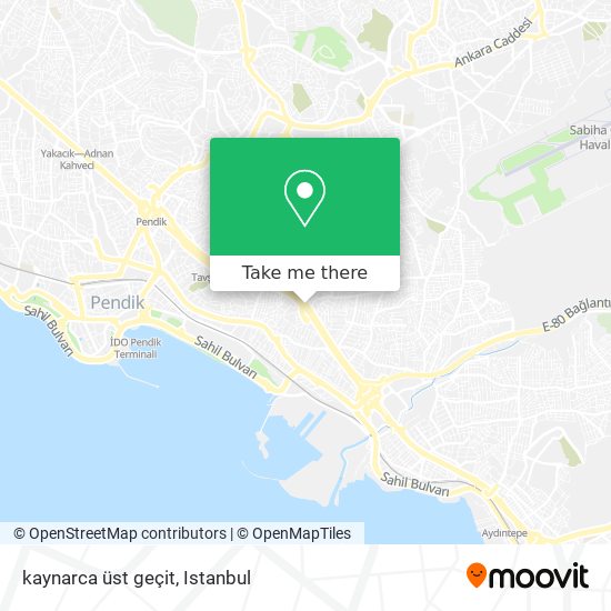 kaynarca üst geçit map