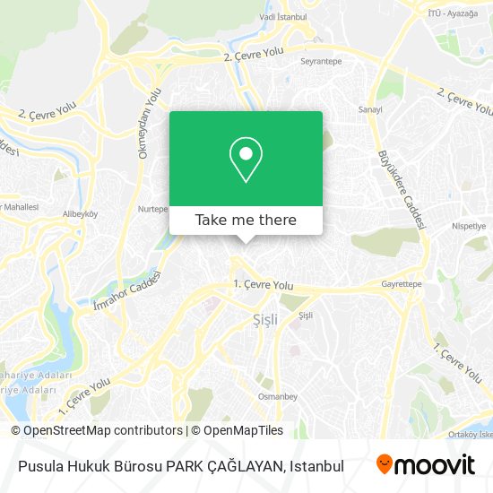 Pusula Hukuk Bürosu PARK ÇAĞLAYAN map