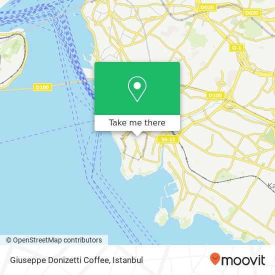 Giuseppe Donizetti Coffee map