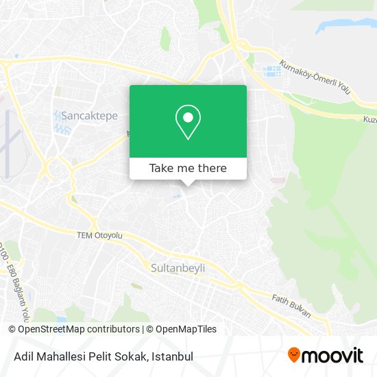 Adil Mahallesi Pelit Sokak map