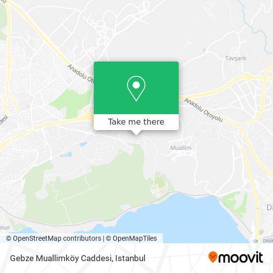 Gebze Muallimköy Caddesi map