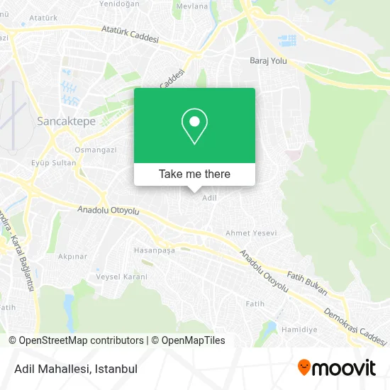 Adil Mahallesi map