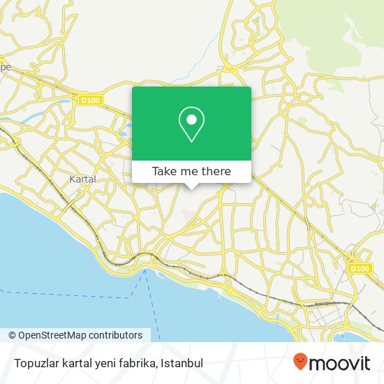 Topuzlar kartal yeni fabrika map