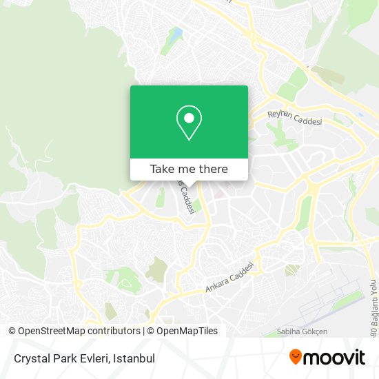 Crystal Park Evleri map