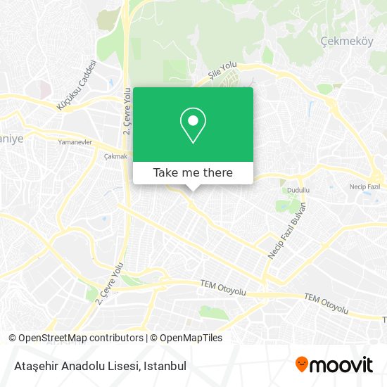 Ataşehir Anadolu Lisesi map