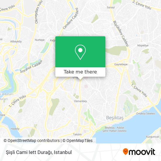 Şişli Cami Iett Durağı map