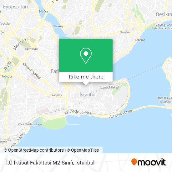 İ.Ü İktisat Fakültesi M2 Sınıfı map