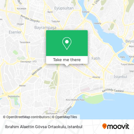 Ibrahim Alaettin Gövsa Ortaokulu map