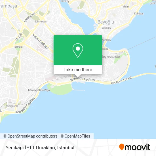 Yenikapı İETT Durakları map