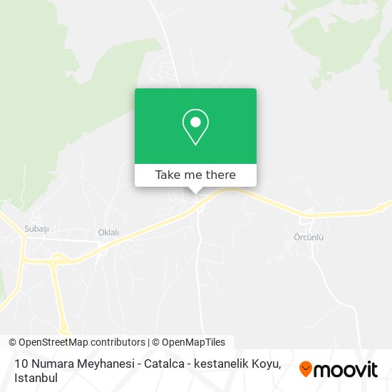 10 Numara Meyhanesi - Catalca - kestanelik Koyu map