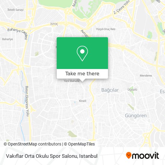 Vakıflar Orta Okulu Spor Salonu map