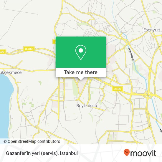 Gazanfer'in yeri (servis) map