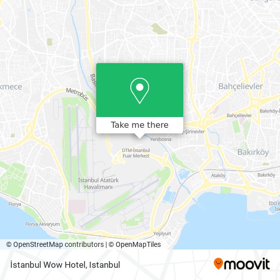 İstanbul Wow Hotel map