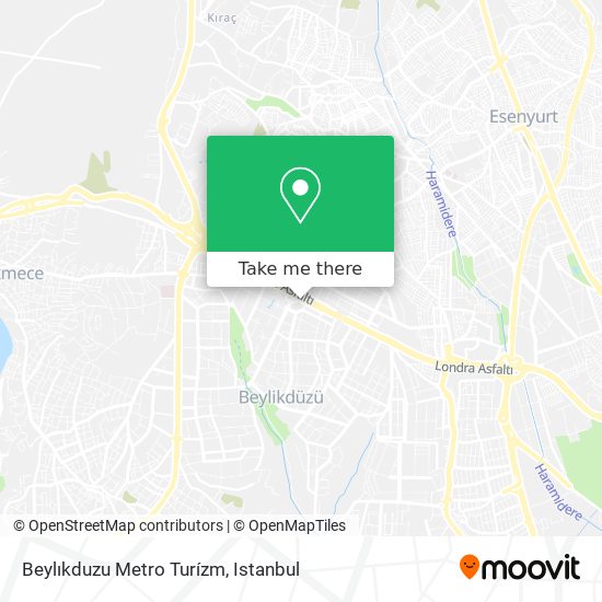 Beylıkduzu Metro Turízm map