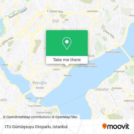 ITU Gümüşsuyu Otoparkı map