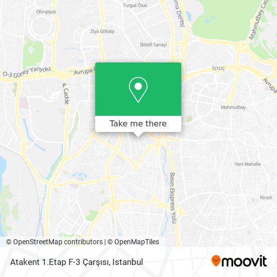 Atakent 1.Etap F-3 Çarşısı map