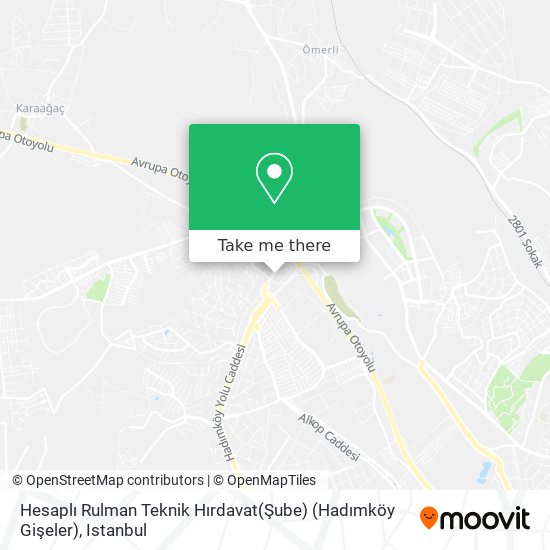 Hesaplı Rulman Teknik Hırdavat(Şube) (Hadımköy Gişeler) map