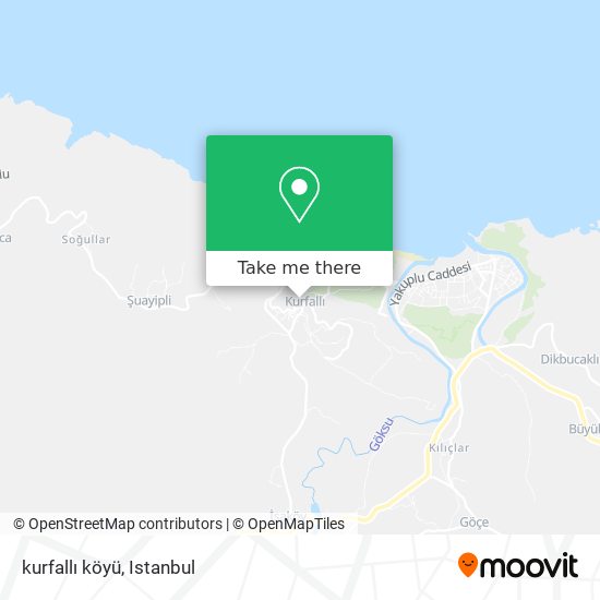 kurfallı köyü map