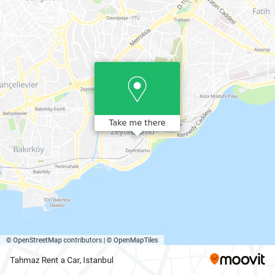 Tahmaz Rent a Car map