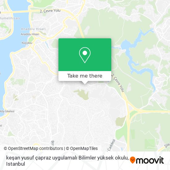 keşan yusuf çapraz uygulamalı Bilimler yüksek okulu map