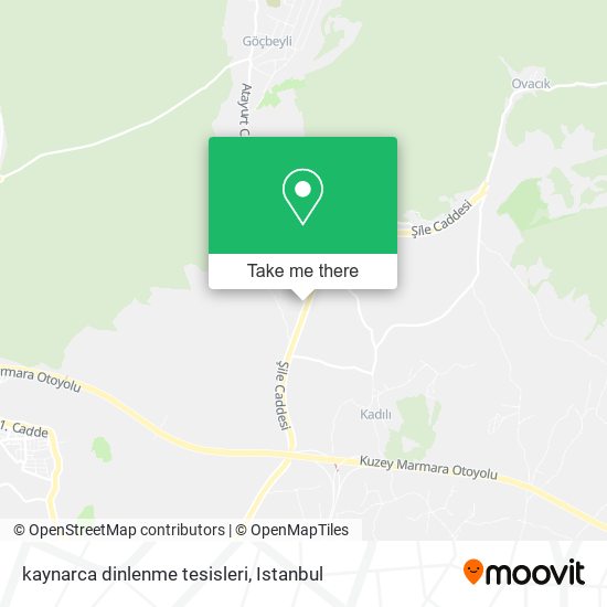 kaynarca dinlenme tesisleri map