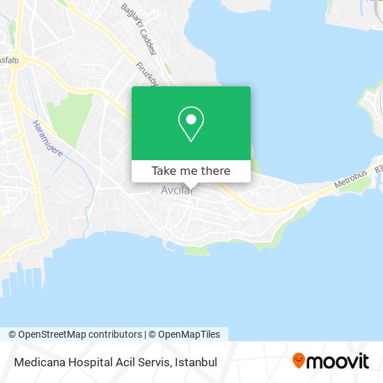 Medicana Hospital Acil Servis map