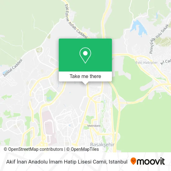 Akif İnan Anadolu İmam Hatip Lisesi Camii map
