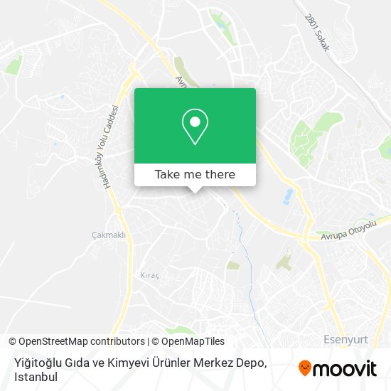 Yiğitoğlu Gıda ve Kimyevi Ürünler Merkez Depo map