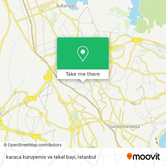 karaca kuruyemis ve tekel bayi map