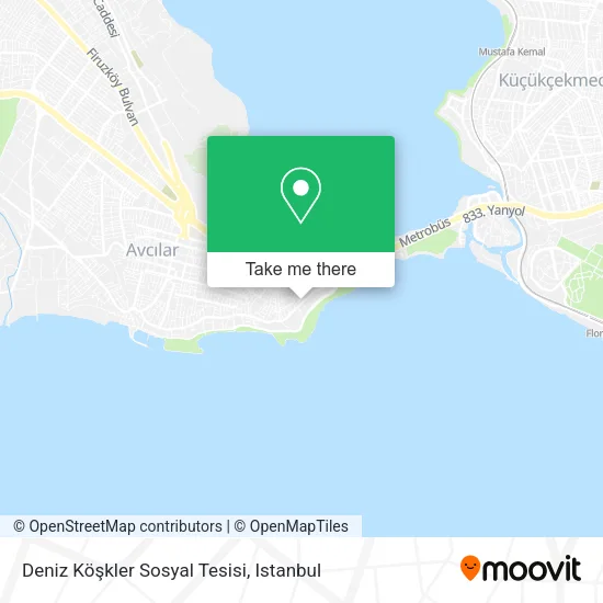 Deniz Köşkler Sosyal Tesisi map