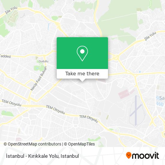 İstanbul - Kırıkkale Yolu map