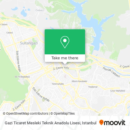 Gazi Ticaret Mesleki Teknik Anadolu Lisesi map
