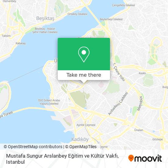 Mustafa Sungur Arslanbey Eğitim ve Kültür Vakfı map