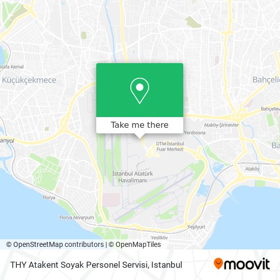 THY Atakent Soyak Personel Servisi map