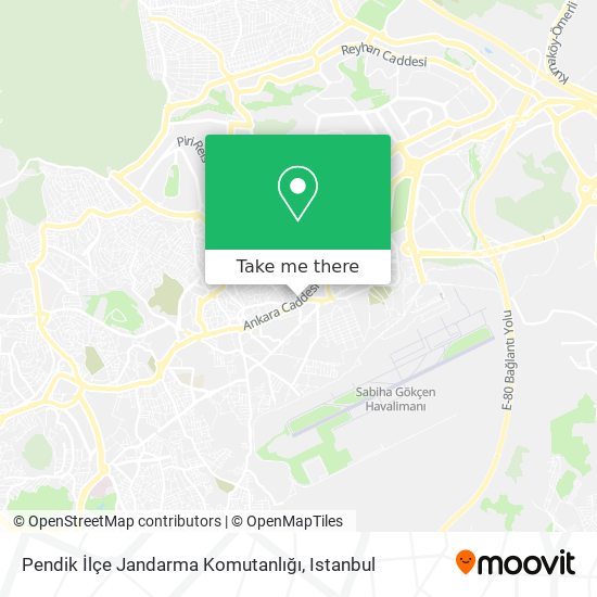 Pendik İlçe Jandarma Komutanlığı map