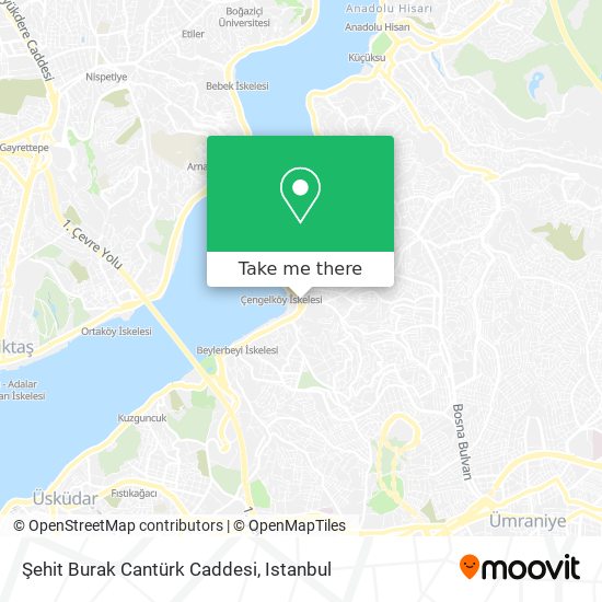 Şehit Burak Cantürk Caddesi map
