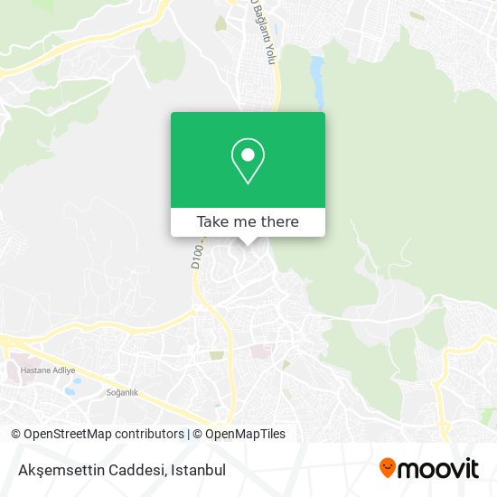 Akşemsettin Caddesi map