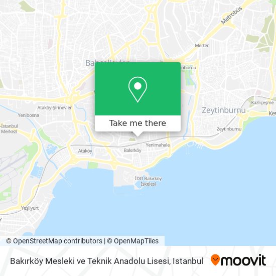 Bakırköy Mesleki ve Teknik Anadolu Lisesi map