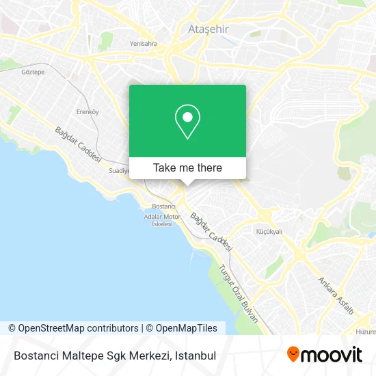 Bostanci Maltepe Sgk Merkezi map