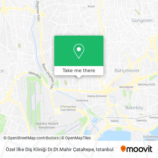 Özel İlke Diş Kliniği Dr.Dt.Mahir Çataltepe map